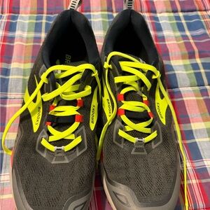 Brooks Athletic Shoes - Black and Yellow